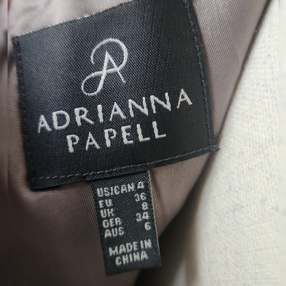 Adrianna Papell Dress Sz 4 - Picture 5 of 5